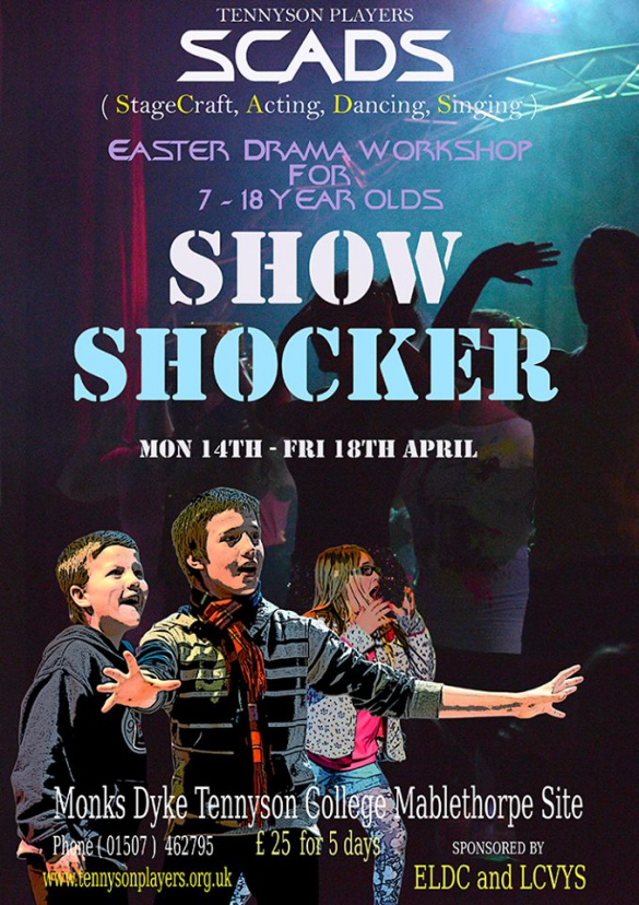 SCADS - Easter Drama Workshop for 7 - 18 Year Olds